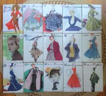 Lot de 15 numéros "Modes et travaux" - 1948 et 1949