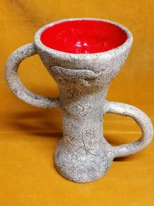 Vase en céramique F. Triay 