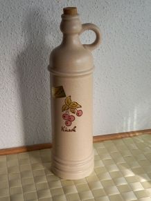 flacon à eau de vie  années 70 céramique d'art de la Drôme