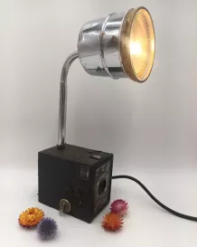 lampe industrielle, detournement d'objet 