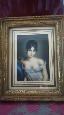 Portrai Juliette Récamier par Silvani, 1er Empire