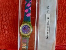 Montre SWATCH 1990 RARE GB 718E  BLUE NEPTUNE 