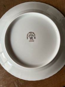 Service de table en porcelaine de luxe 42 pièces