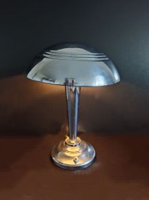 lampe à poser vintage chromée