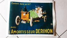 Poster publicitaire "amortisseurs DERIHON" Rep. 1992
