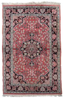 Tapis vintage Persan Tabriz Kashmir fait main, 1C932