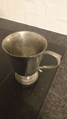 TIMBALE LEGAL  PIED DE DOUCHE ARGENTE