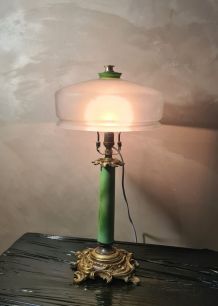 lampe  bronze napoleon  de 1900 a 30   , 55x28cm