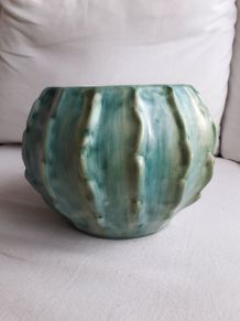 Pot en céramique portugaise en forme de cactus