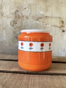 Pot à épices orange Manufactory Egizia Italy