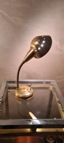 petite lampe de table 1950 laiton desing   tres belle30x10 f