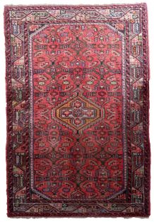 Tapis vintage Persan Hamadan fait main, 1C1021