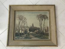 Tableau paysage reproduction Pissarro