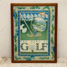 Poster "The Game of Golf"Jack Crompton 1985