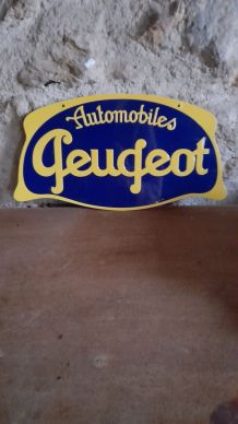 Plaque métal Peugeot 