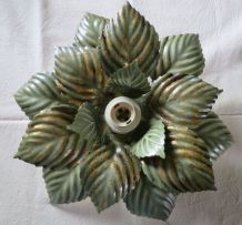 MASCA plafonnier ou applique murale fleur feuilles 40 cm
