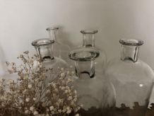 Ensemble de 5 flacons, décoration, accumulation