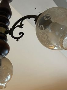 Lustre ancien vintage des années 60