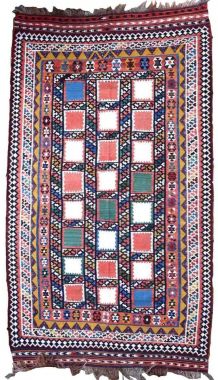 Tapis ancien Persan Gashkai fait main, 1P142