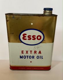 Ancien bidon d'huile ESSO