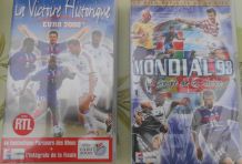 Coffret 2 VHS Mondial 98 et EURO 2000