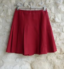 vintage 70s mini jupe plissée