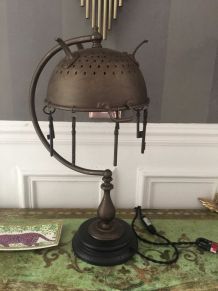 Lampe "passoire" vintage