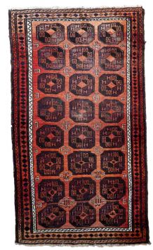 Tapis ancien Afghan Baluch fait main, 1C1057