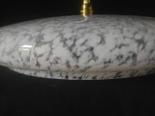 Globe blanc verre de Clichy
