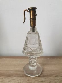 Ancienne bouteille de parfum en verre vintage