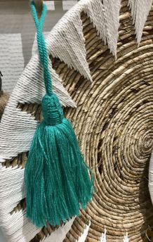 Pompon laine Maroc menthe
