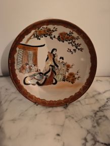 Assiette japonaise 19eme époque kutani 