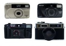 Lot de 4 appareils photos 35mm