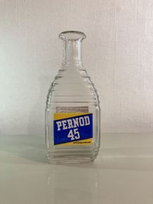 carafe à eau en verre PERNOD 45/PASTIS 51