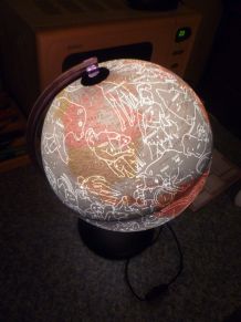 globe terrestre constellations