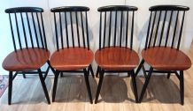 4 chaises Scandinave vintage 1960 Tapiovaara