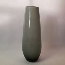 Joli Vase Soliflore en Verre couler Vert / Gris