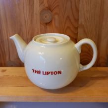 Théière vintage Lipton