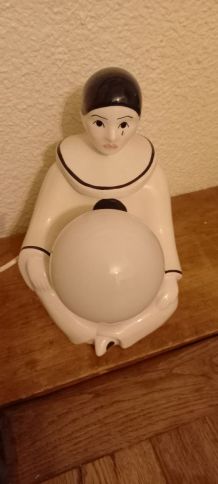 Lampe Pierrot céramique 