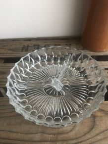 Plat apéro en verre 