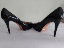 Casadei - superbes escarpins noirs high heels (37)