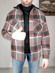 Superbe blouson homme à carreaux taille M