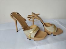 932B* Casadei - sexy sandales de luxe full high heels (40)