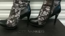 996A* Nicky Van Kets - magnifiques bottes noires cuir high h
