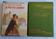 Lot 2 Livres anciens  Hachette Bibliothèque Verte 1938* 1948