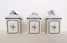 3 pots à épices Villeroy et Boch 