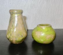 2 ANCIENNES PETITES POTERIES VERNISSÈES
