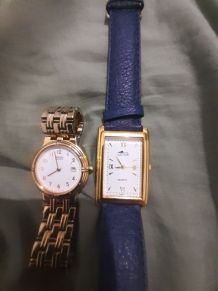 2 montres anciennes marque seikho et lotus non tester