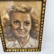 Portrait vintage d'une femme