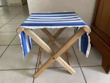 Tabouret de camping ancien